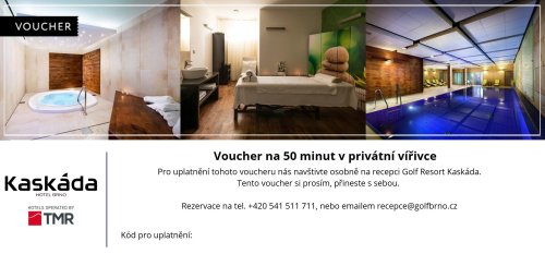 Privátní whirlpool na 50 minut